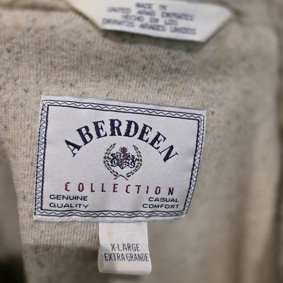 Aberdeen Collection Sherpa 3/4 Zip Oversized Unisex Size XL - Picture 3 of 4